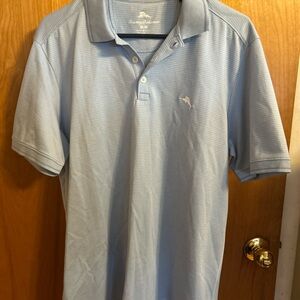 Tommy Bahama Men's Sky Blue Polo Shirt
